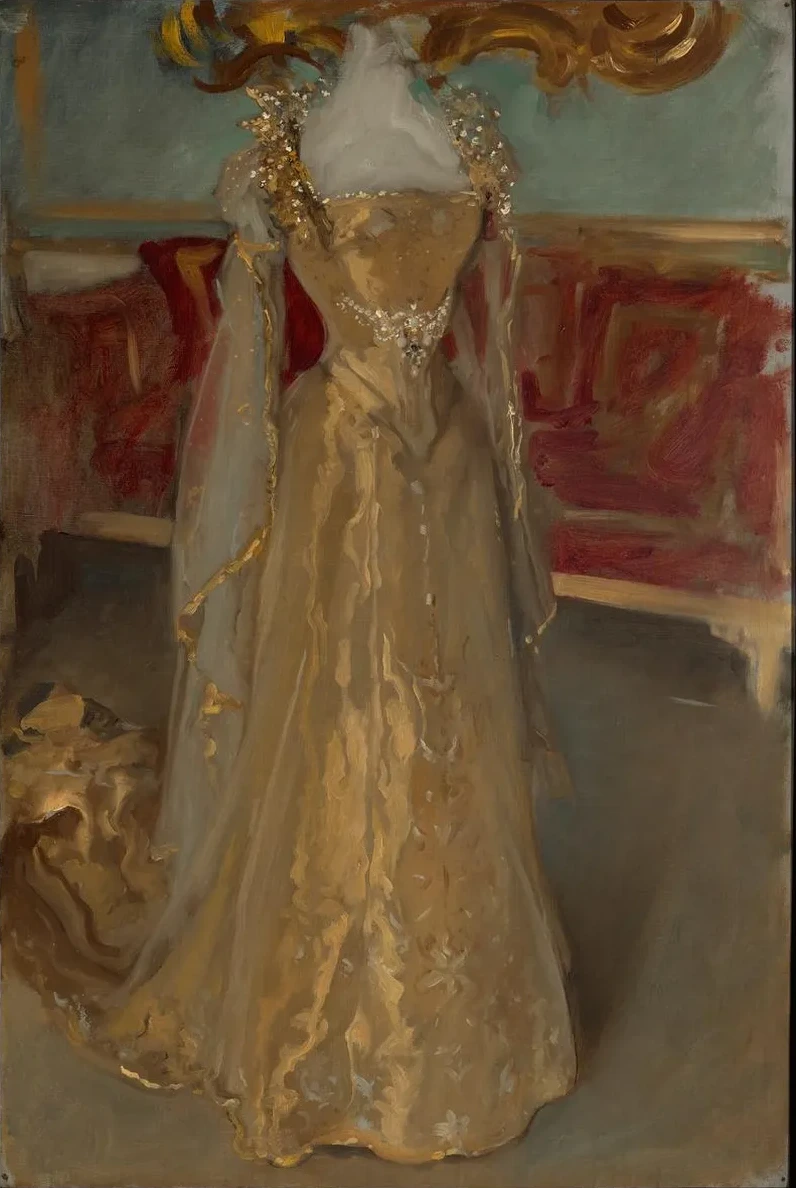 Drapery Study of Queen Alexandra's Dress, for The Coronation of King Edward VII