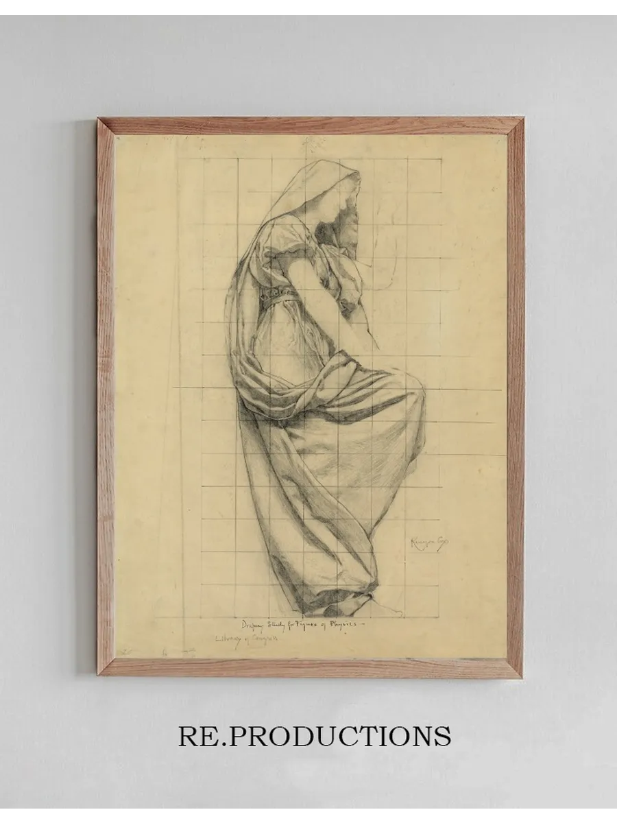 Drapery Study for Figure of Physics