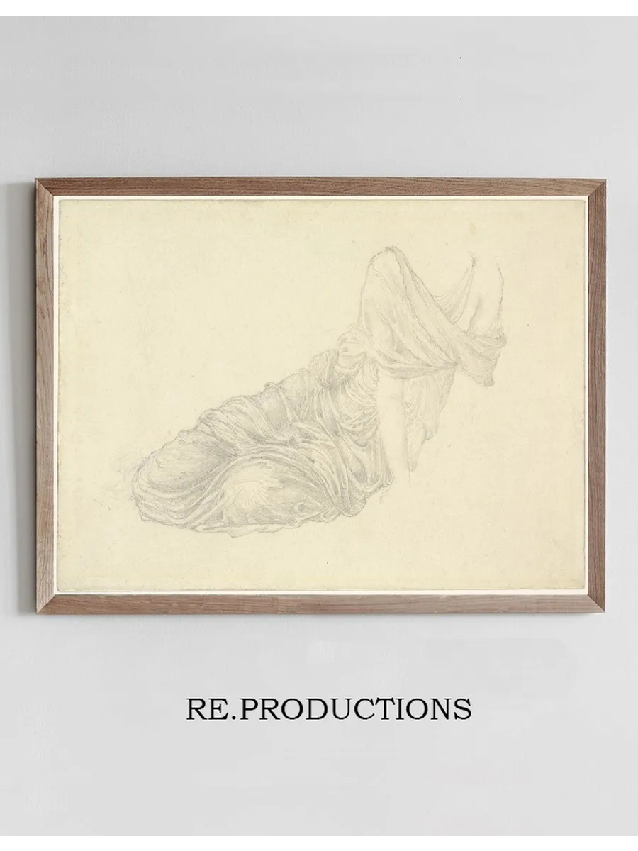 Drapery Study on a Reclining Figure