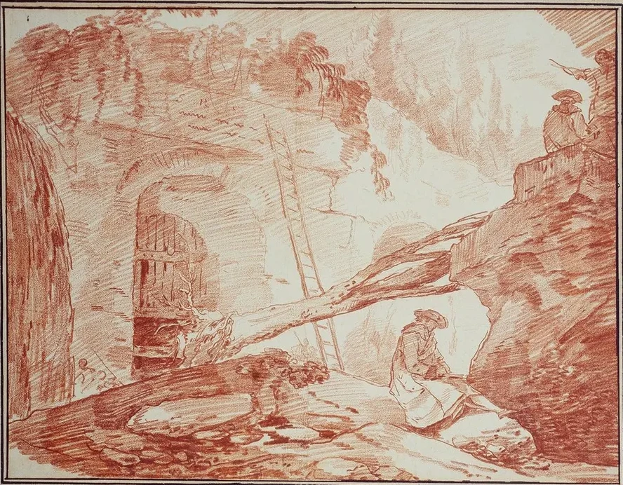 Draughtsman in the Ruins of the Palatine
