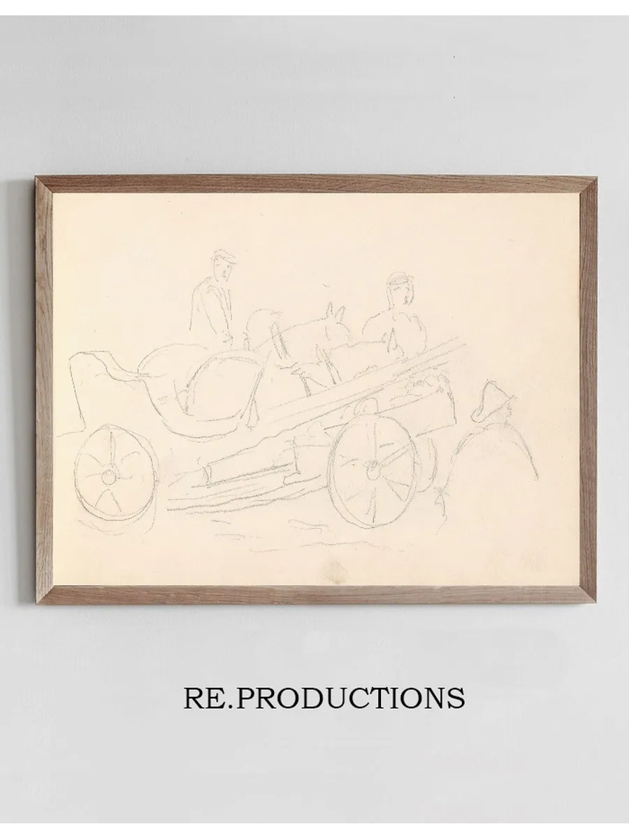Drawings of Carriages and Figures