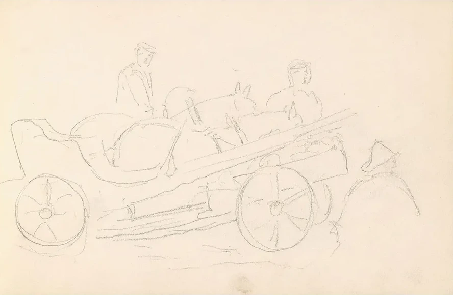 Drawings of Carriages and Figures