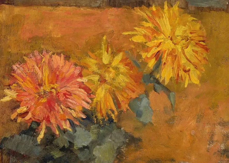 Drie Chrysanten