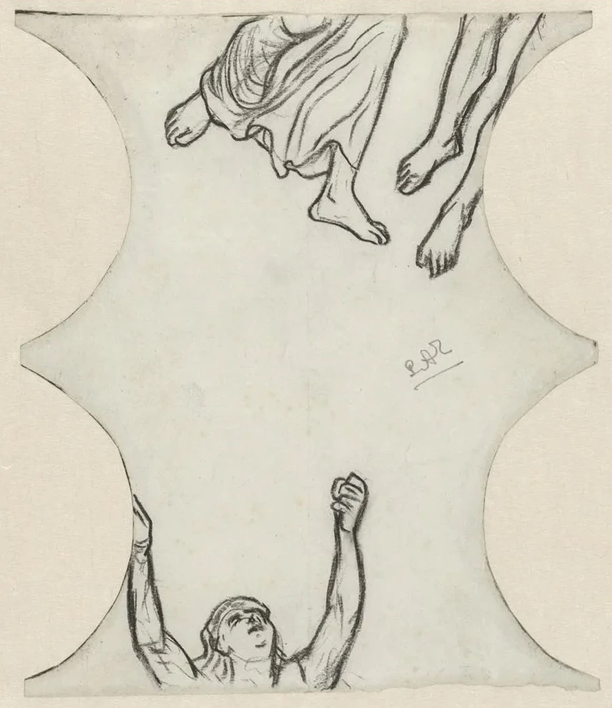 Drie Figuren, Gedeeltelijk Weergegeven