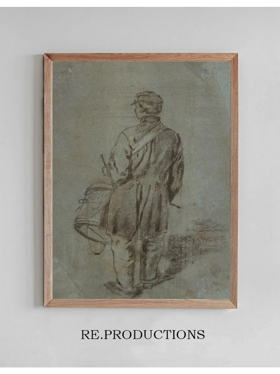 Drummer Seen from the Back