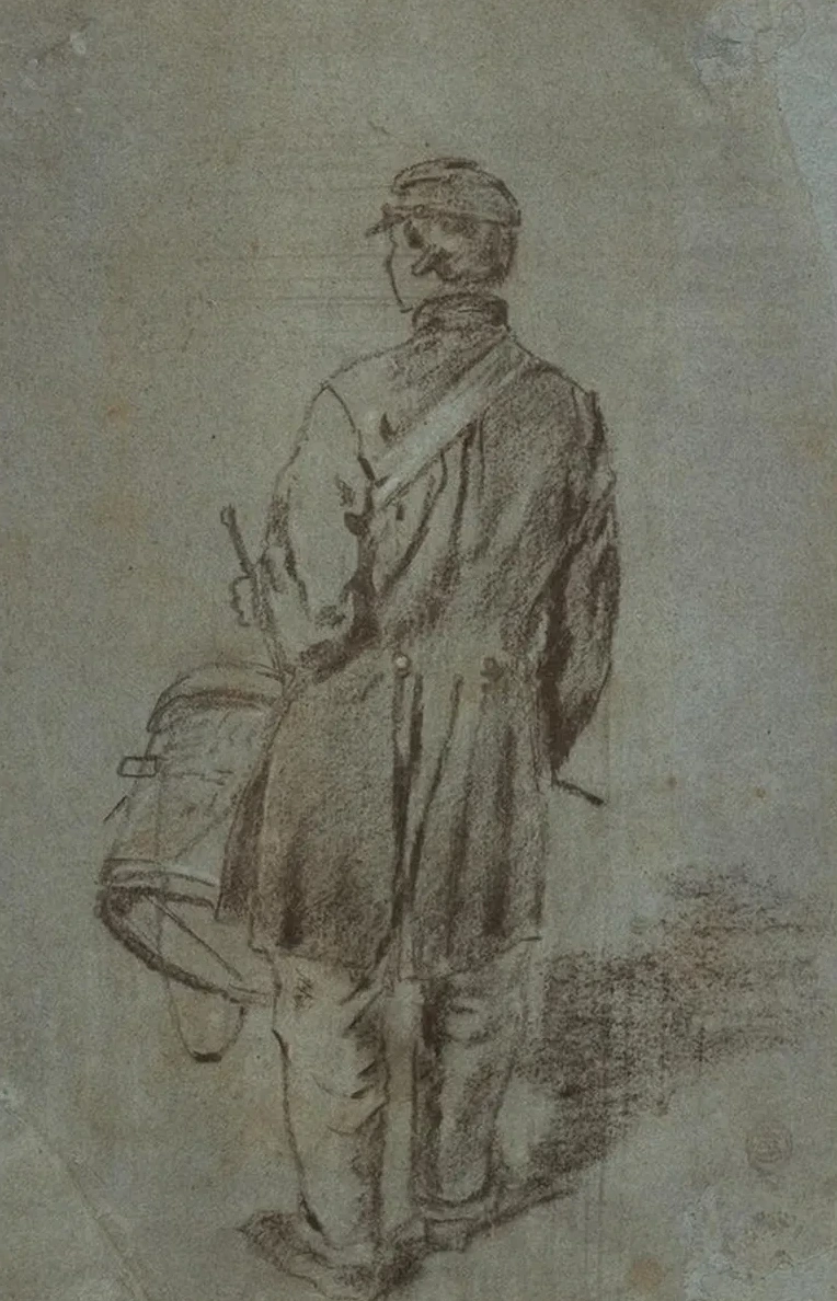 Drummer Seen from the Back