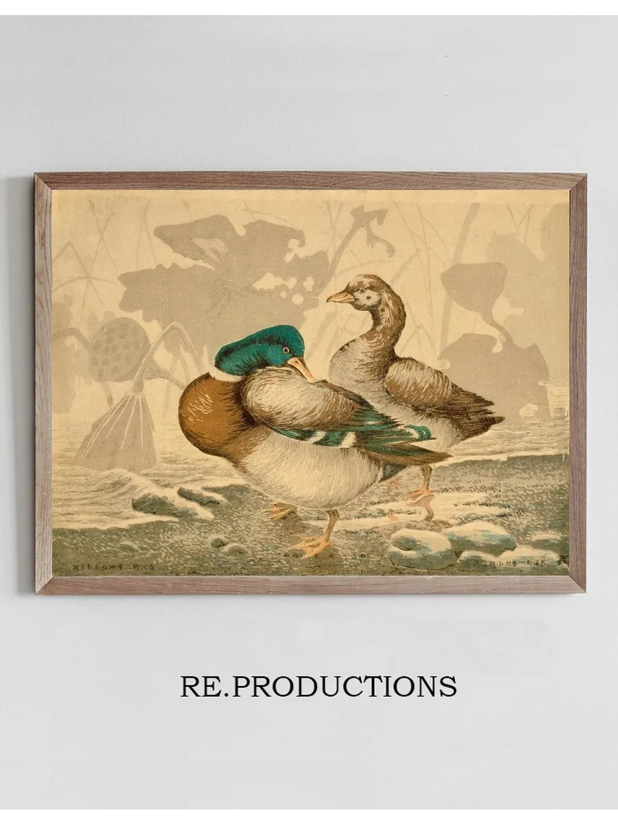Ducks and Withered Lotus