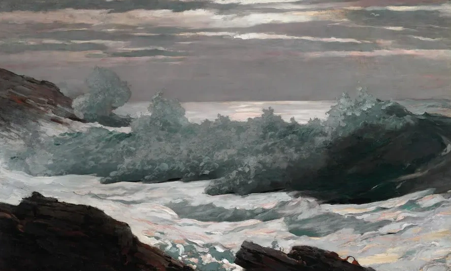 Early Morning After a Storm at Sea