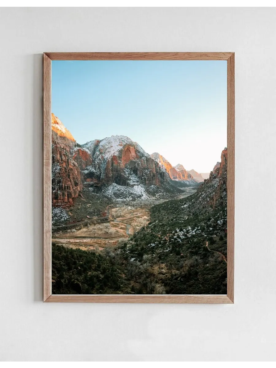 Early winter in Zion National Park - USA