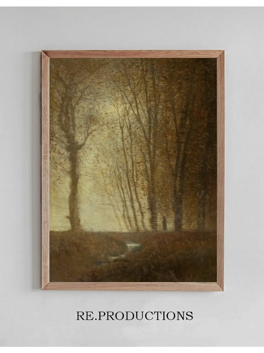 Edge of the Forest in the Moonlight