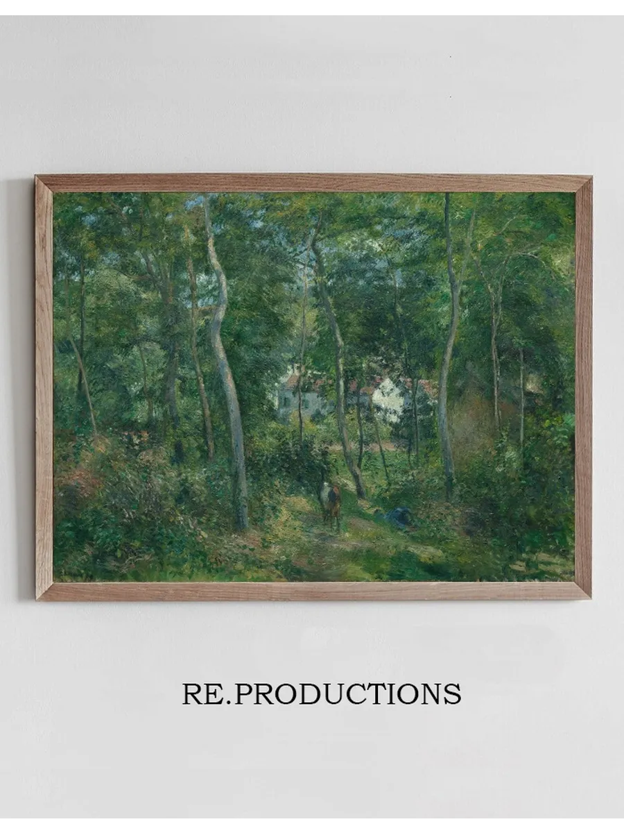 Edge of the Woods Near L Hermitage, Pontoise