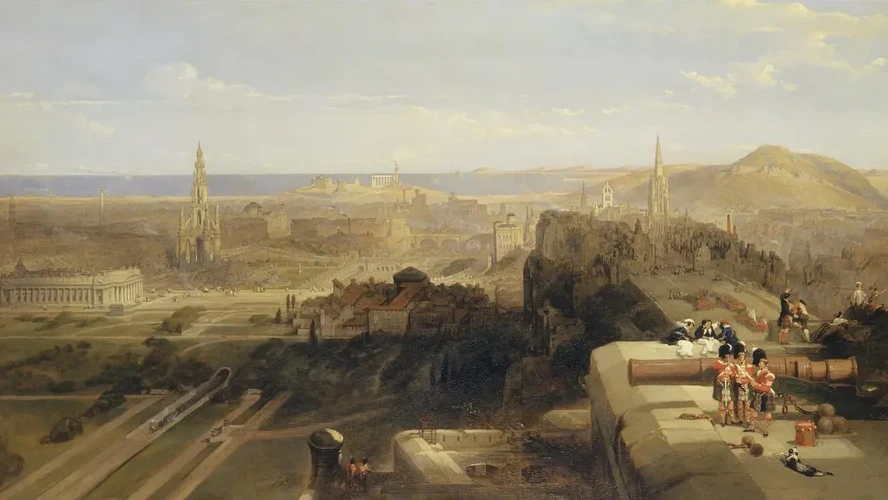 Edinburgh from the Castle