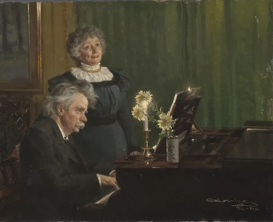 Edvard Grieg and Nina Grieg