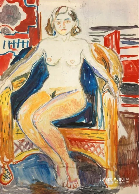 Edvard Munch Girl from Nordland