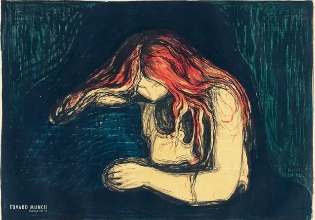 Edvard Munch Vampire ll