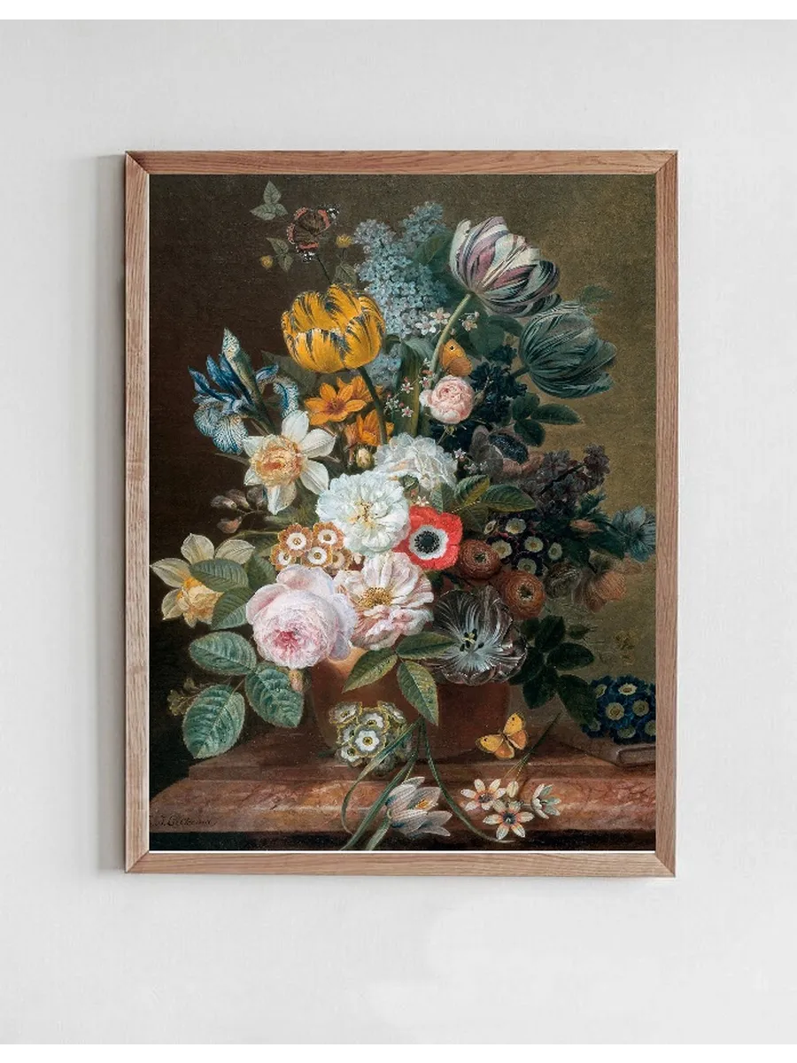 Eelke Jelles Eelkema - Still life with Flowers