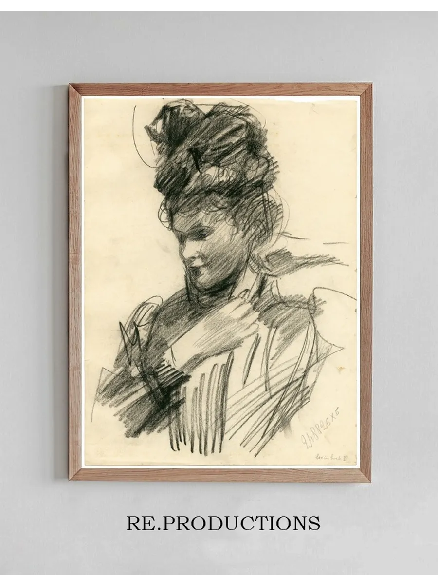 Een Elegante Dame, Haar Kraag Schikkend Borststuk