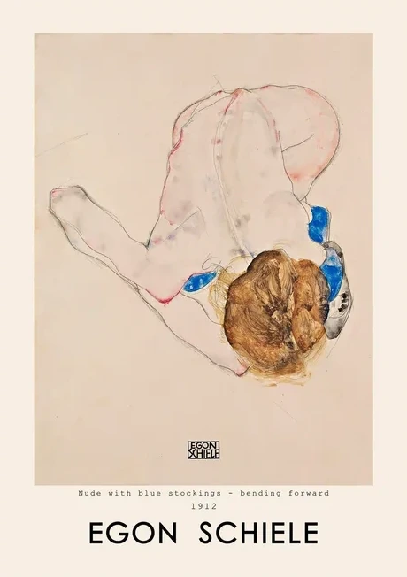 Egon Schiele - Seated woman