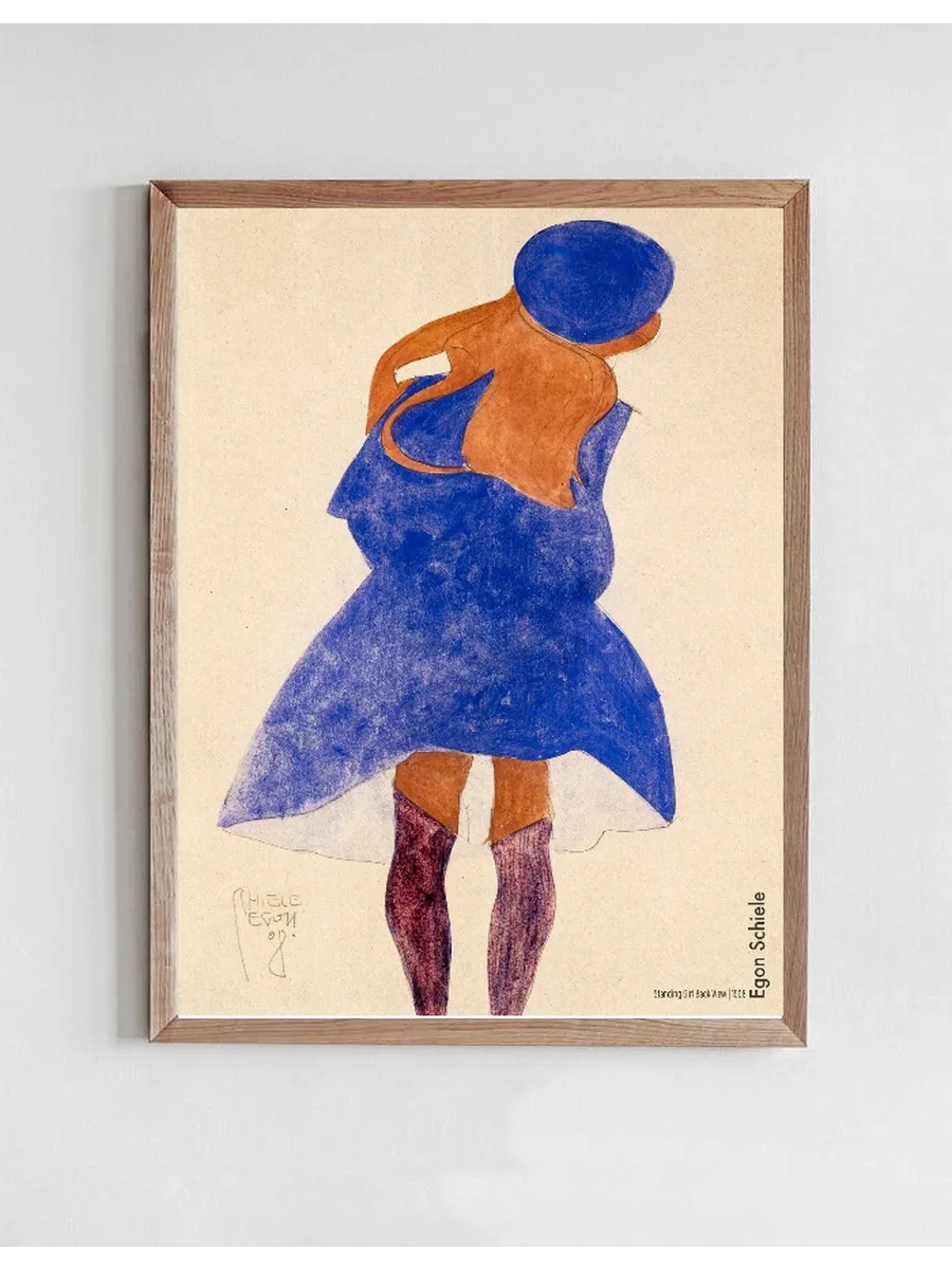 Egon Schiele Standing Girl