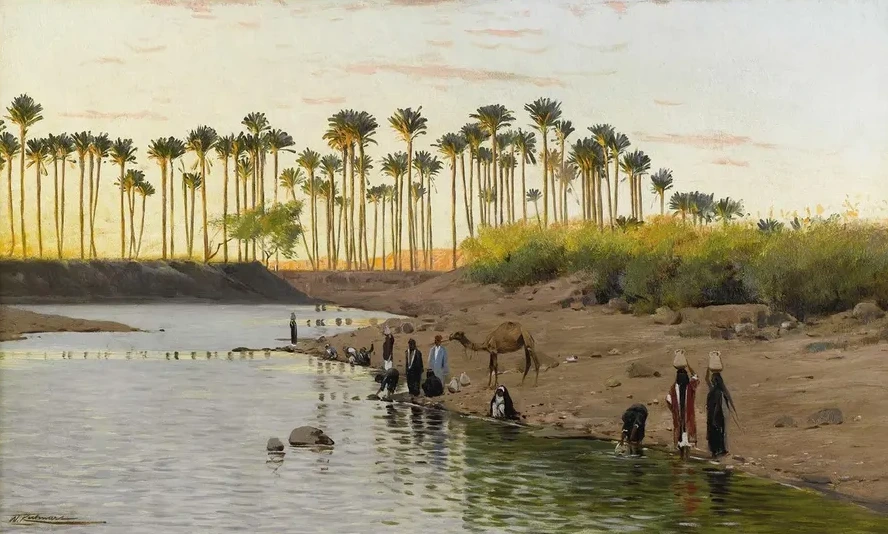 Egyptian Landscape William Kuhnert