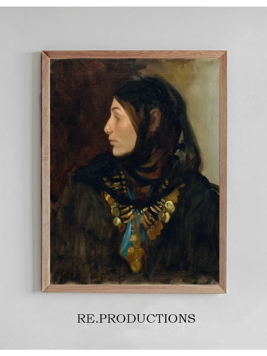 Egyptian Woman (Coin Necklace)