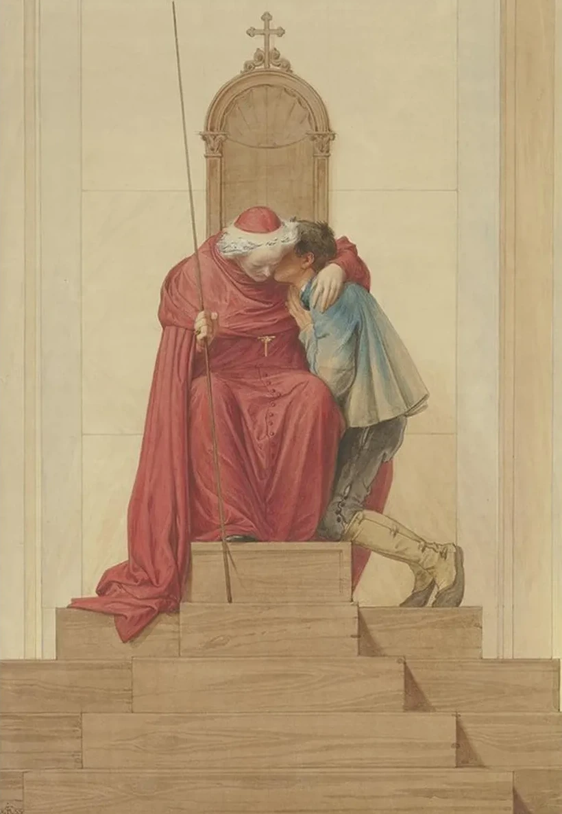Ein Cardinal Penitenziario Maggiore, in Der Heiligen Woche Zu St. Peter in Rom