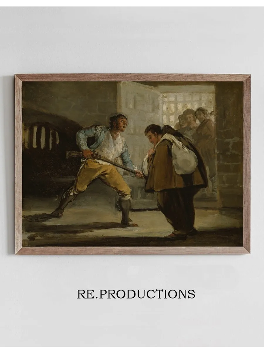El Maragato Threatens Friar Pedro de Zaldivia with His Gun