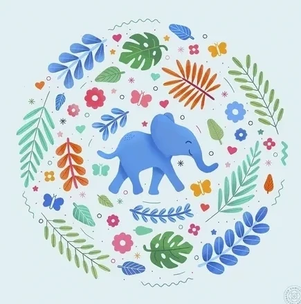Elefant Bl