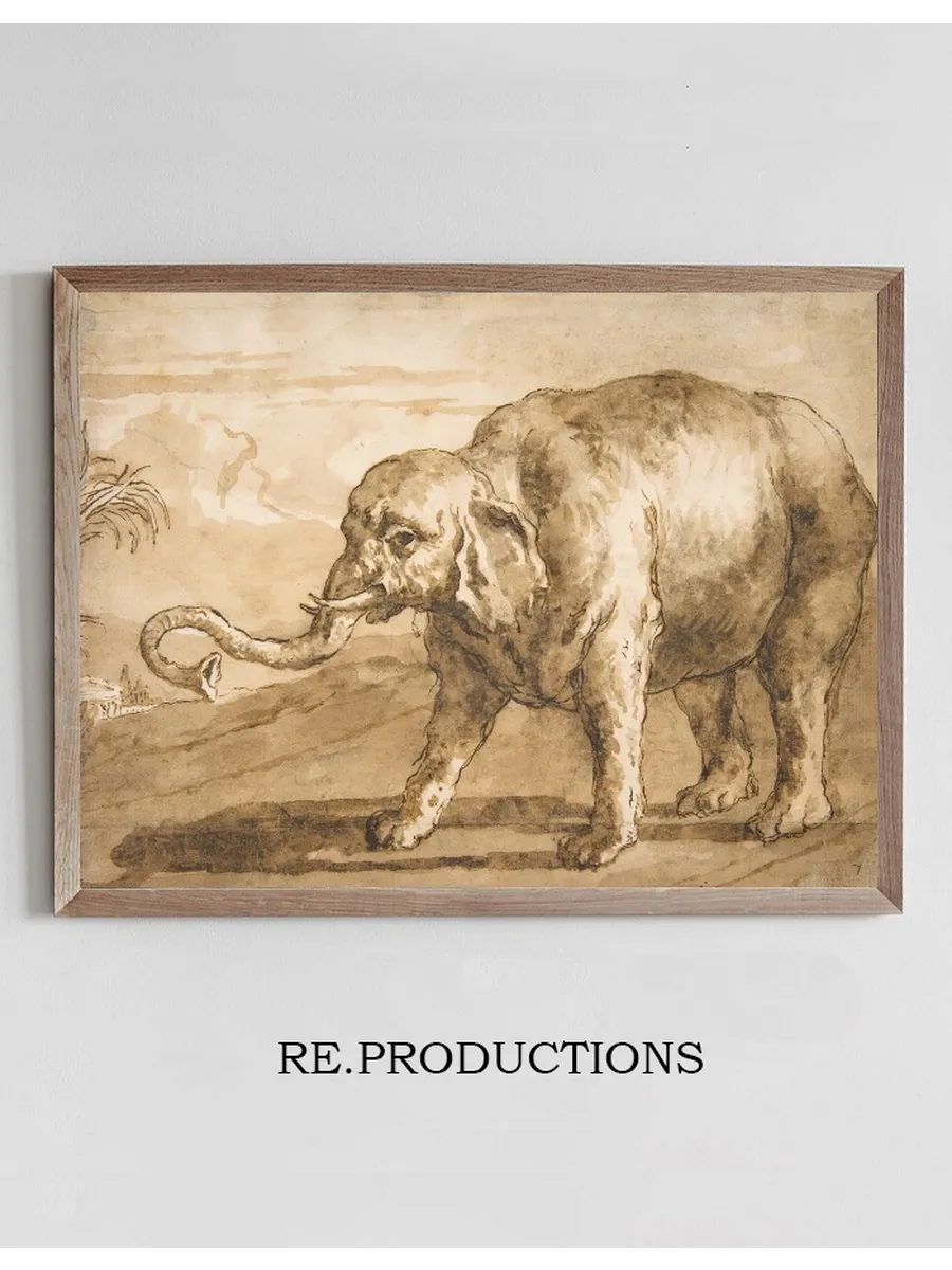 Elephant in a Landscape