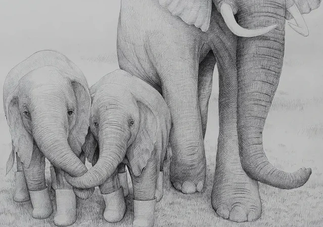 Elephant Siblings