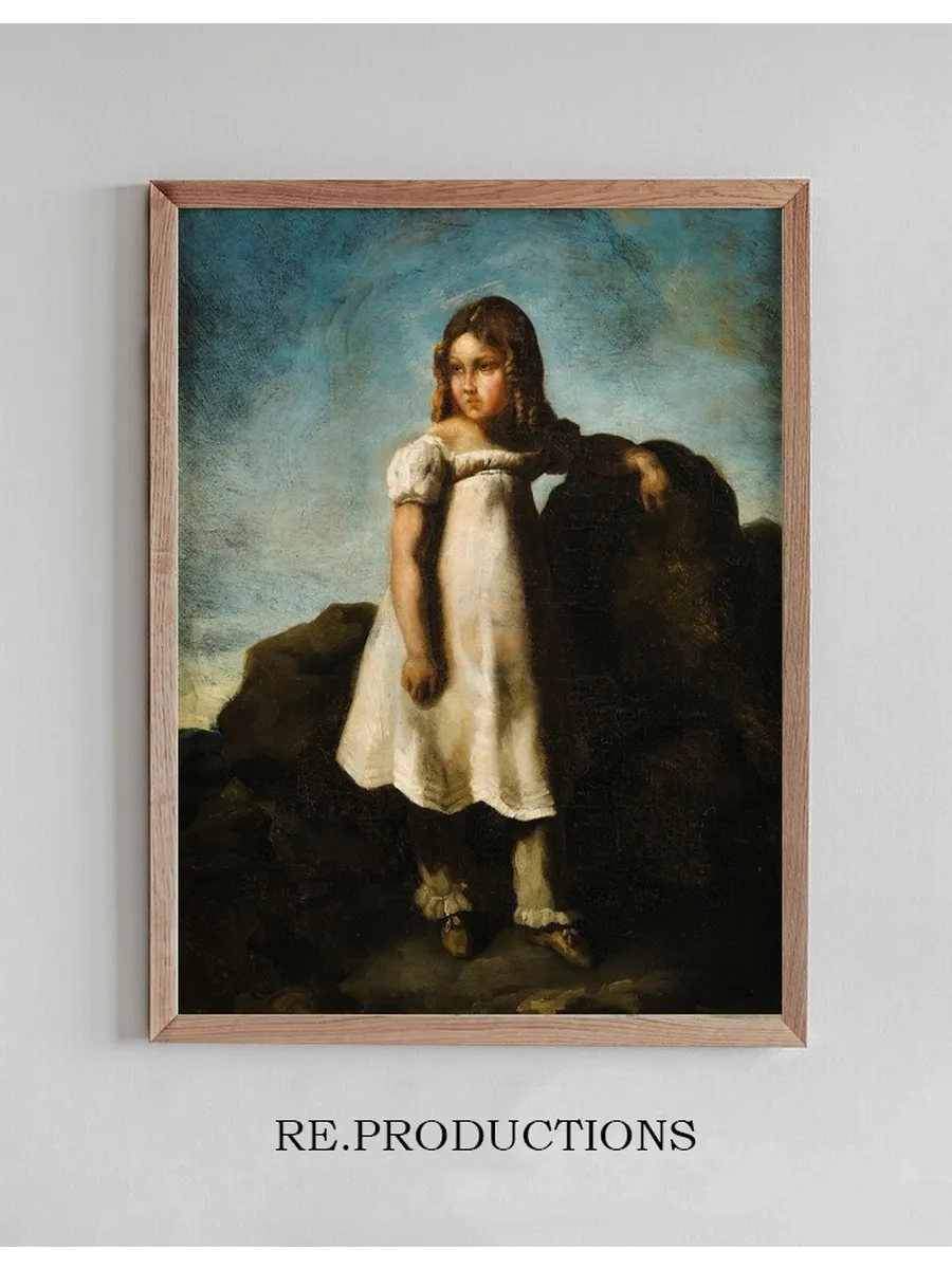 Elisabeth Dedreux As A Child In The Countryside