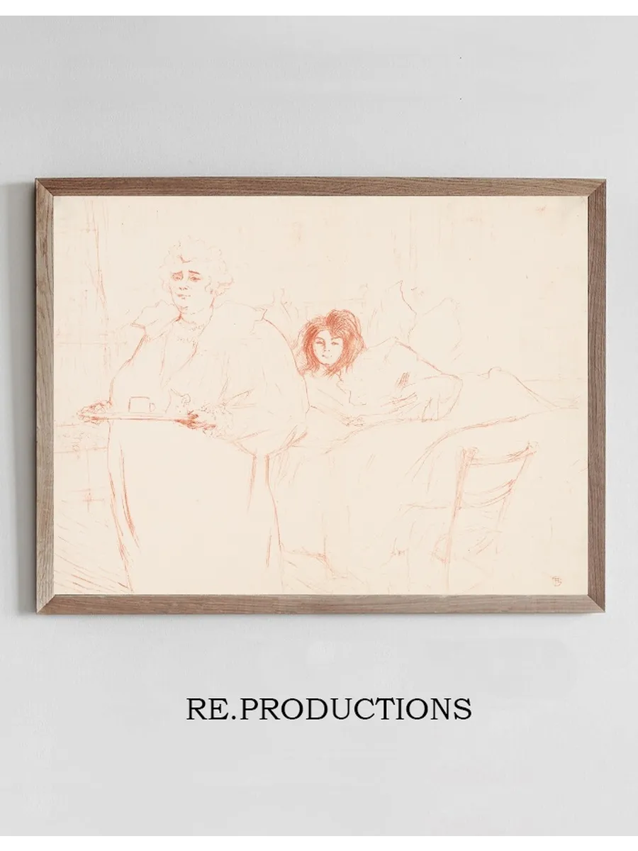 Elles Woman Carrying a Tray, Mme. Baron and Mlle. Popo