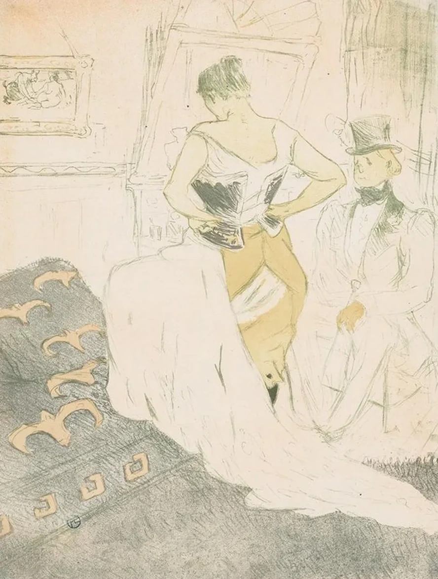 Elles Woman In a Corset