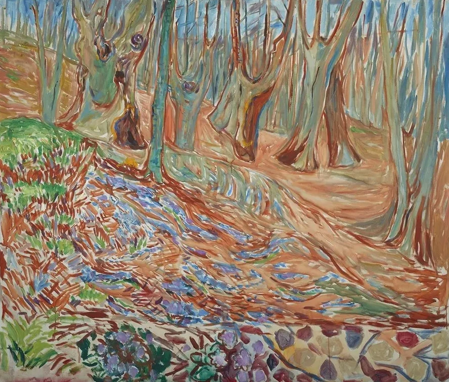 Elm Forest in Spring
