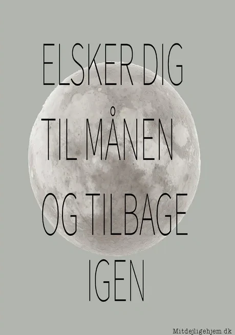 Elsker Dig Til M Nen Og Tilbage Igen - Gr