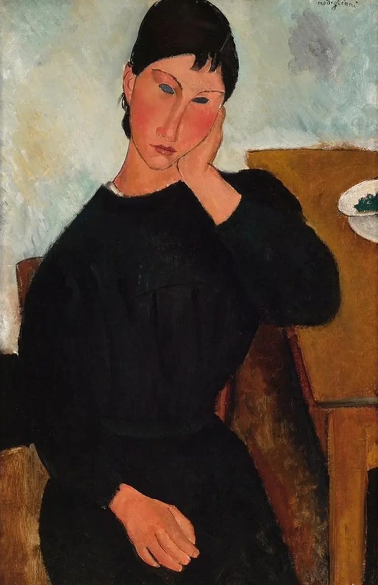 Elvira Resting at a Table