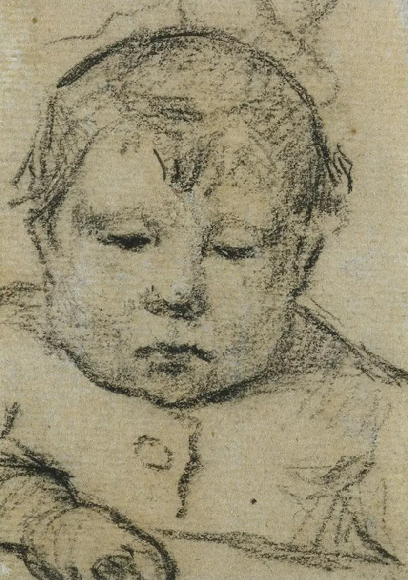 Emil Gauguin as a Child, Right Hand Forward