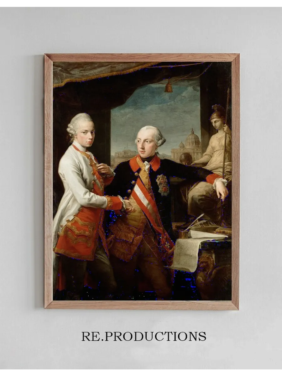 Emperor Joseph II With Grand Duke Pietro Leopoldo Of Tuscany