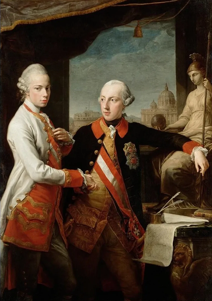 Emperor Joseph II With Grand Duke Pietro Leopoldo Of Tuscany
