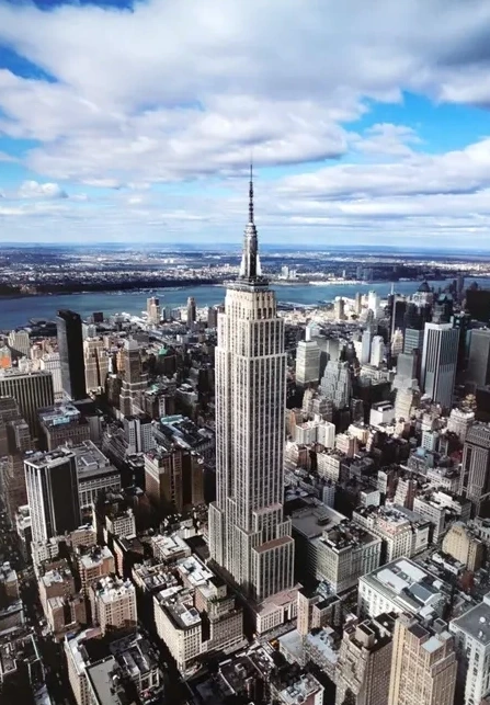 Empire State Across Manhattan