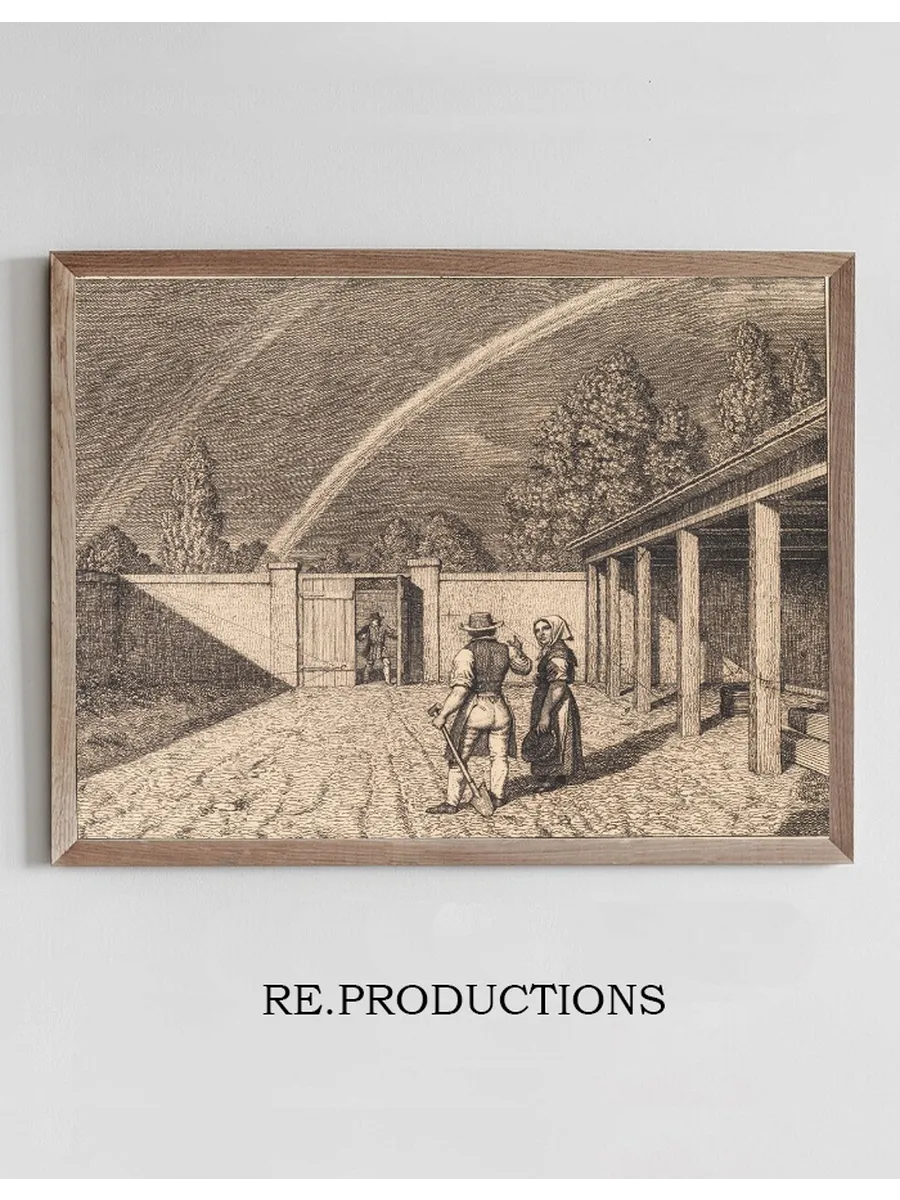 En Dobbelt Regnbue Illustration Til Linearperspectiven, Tavle V
