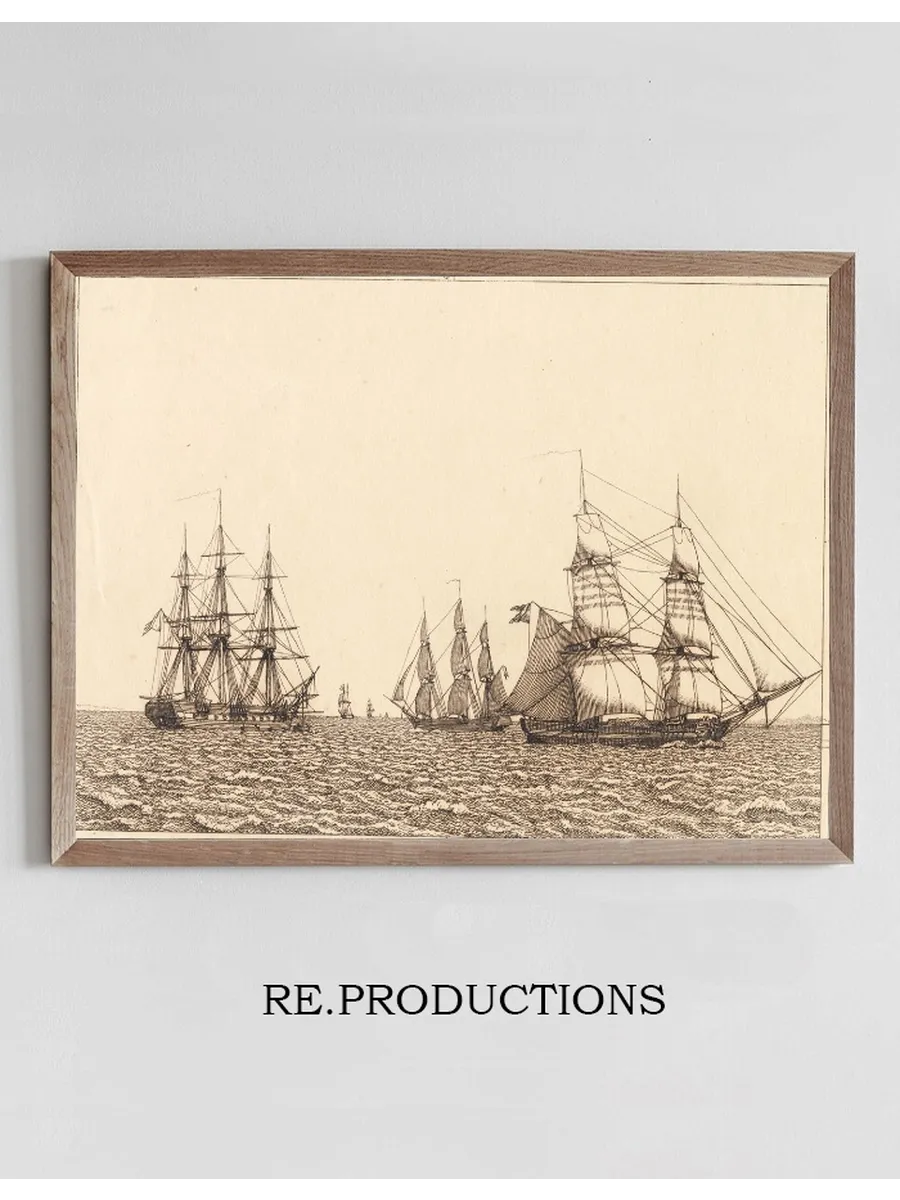 En Fregat Ligger for Anker Illustration Til Linearperspectiven, Tavle Ixb