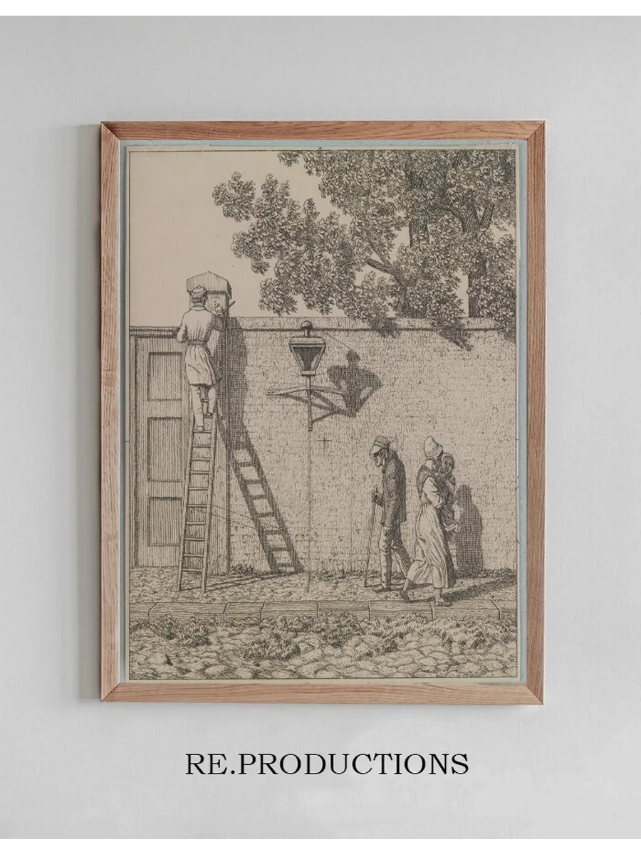 En Havemur Illustration Til Linearperspectiven, Tavle VI
