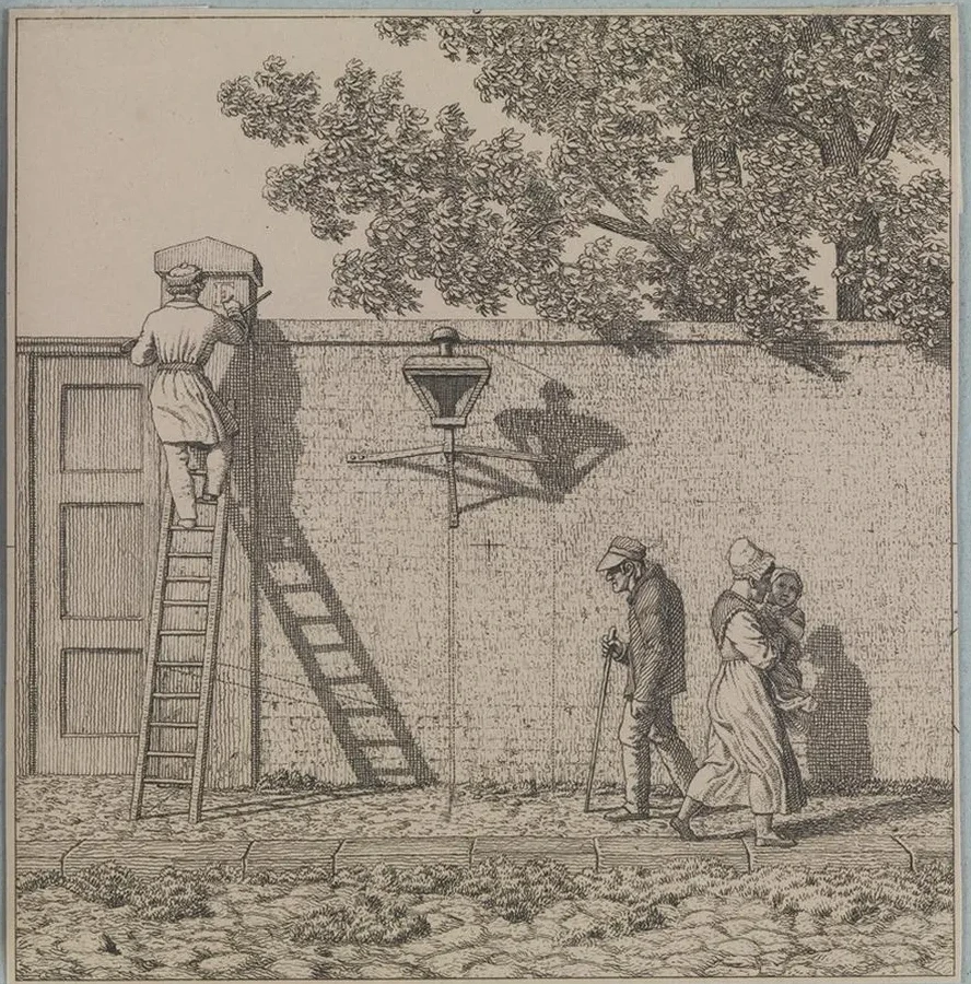 En Havemur Illustration Til Linearperspectiven, Tavle VI