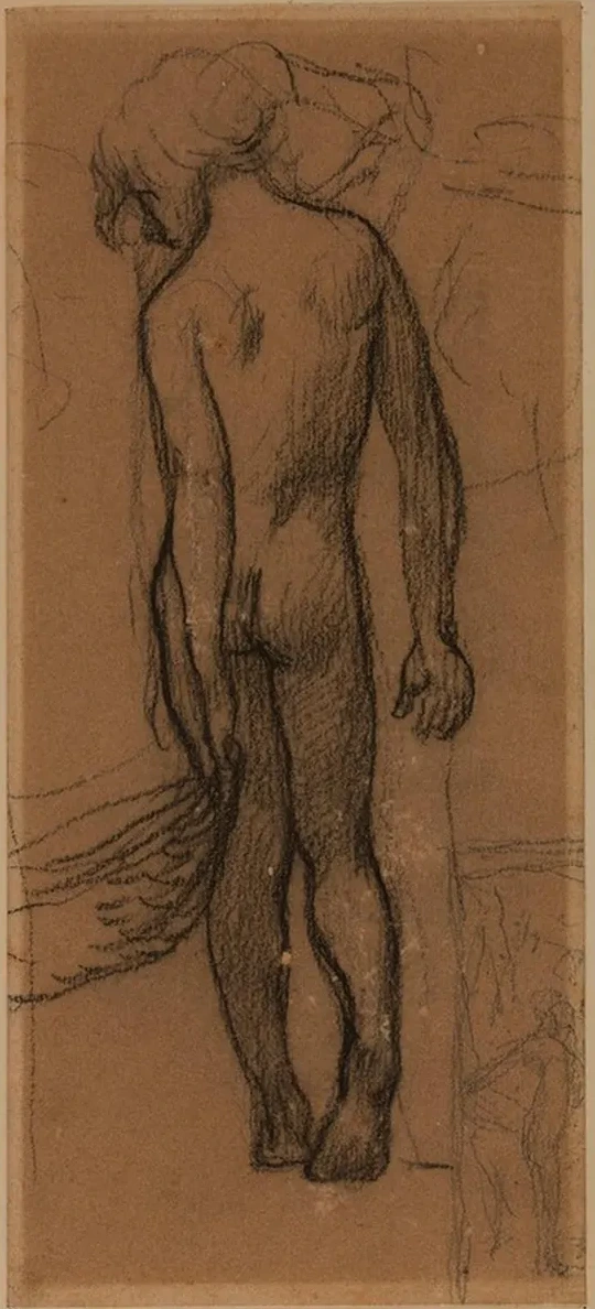 Enfant Nu de Dos