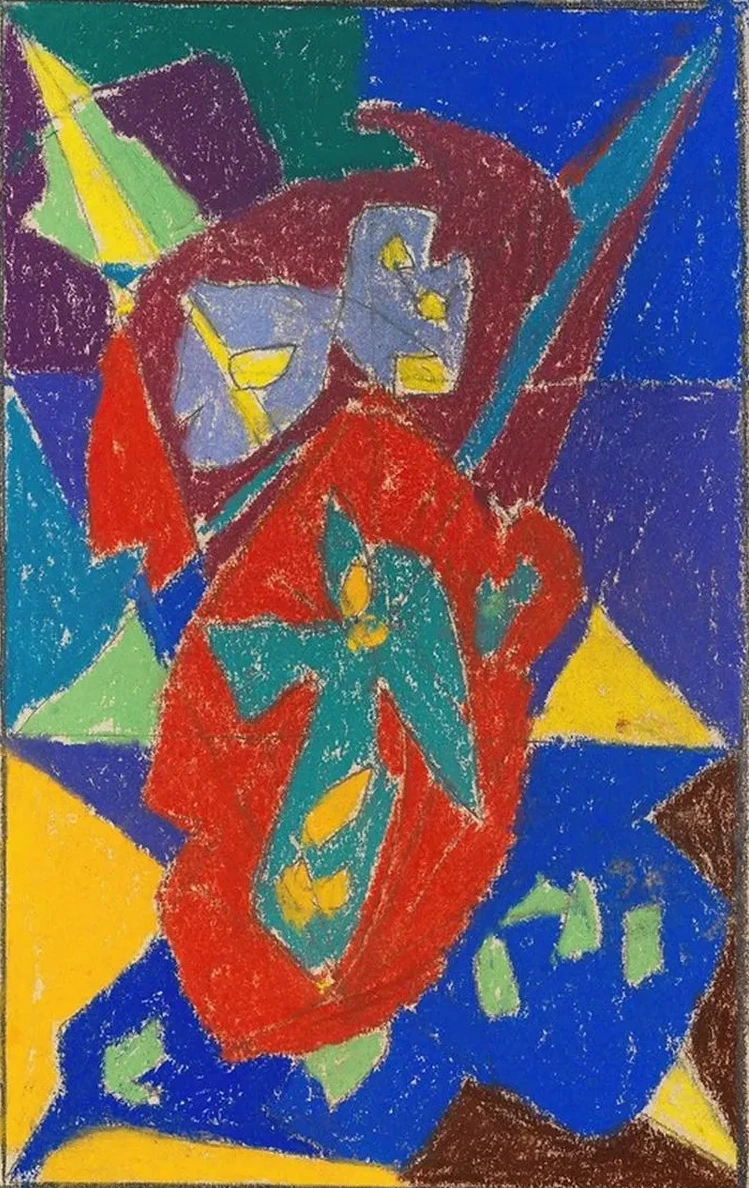 Engel Auf Rotem Fond