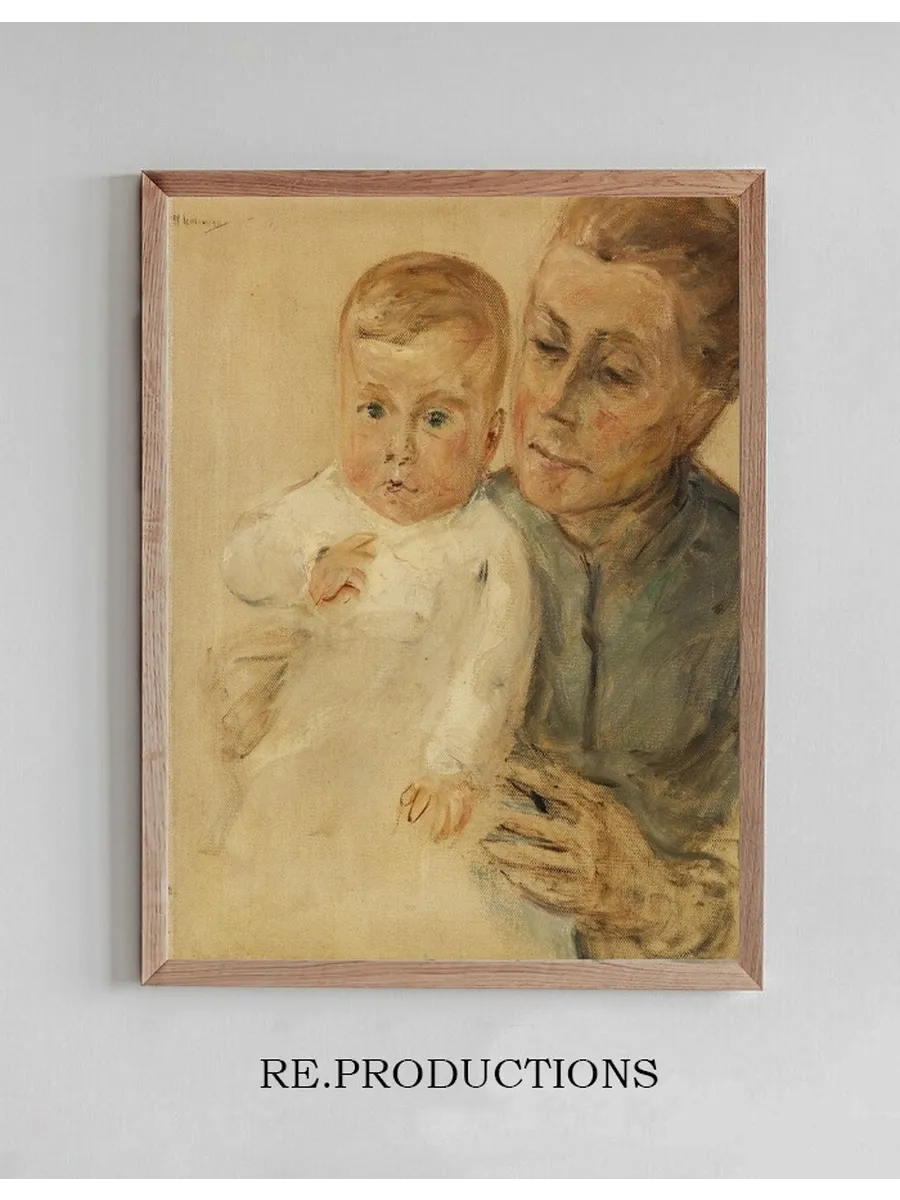 Enkelin Maria Auf Dem Arm Der Kinderfrau