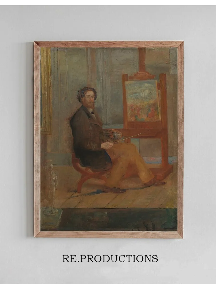 Ensor at his Easel