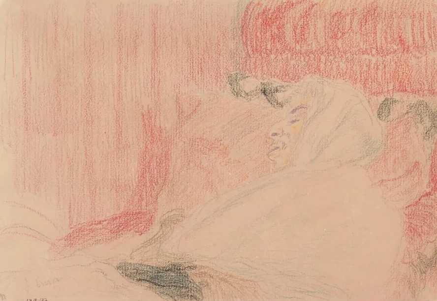 Ensor's Mother Sleeping
