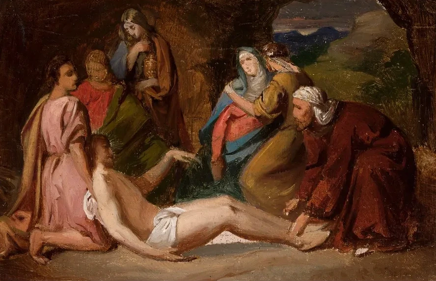 Entombment of Christ, Sketch for a Painting
